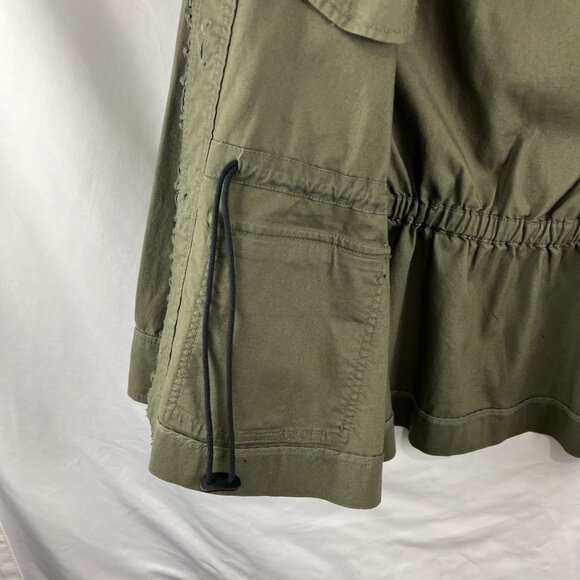 Kate Spade Broome Street Cotton Military Utility Bow Jacket Women's Size XS - Picture 12 of 14